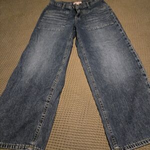Vintage Lucky Brand Women's Wide Leg Capri Jeans